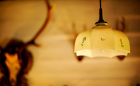 Lampenschirm im Wohnzimmer