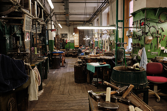 Blick in die Werkstatt