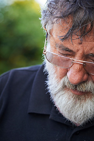 160621__8663 Gottfried Laf Wurm beim malen